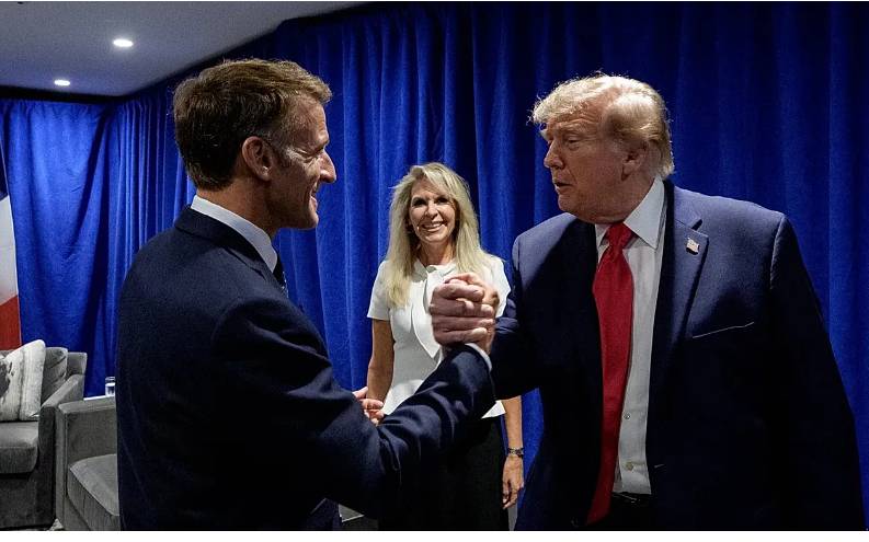 Macron says talks with Trump on Red Sea, Ukraine 'constructive'
