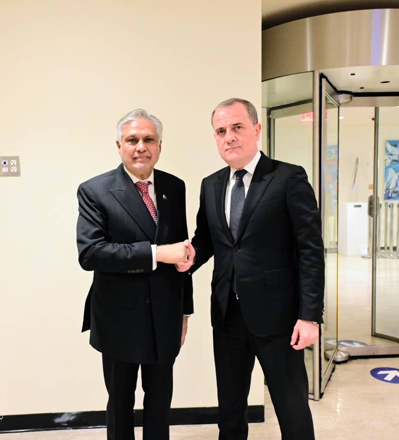 Dar, Azerbaijan FM discuss stronger bilateral ties in New York