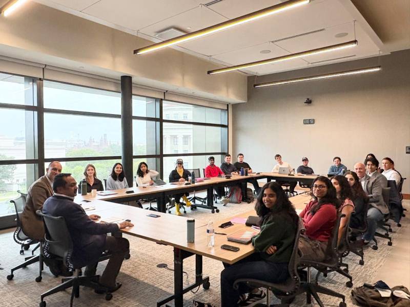 Muhammad Mehdi delivers lecture at Johns Hopkins University on Asian and Pakistan security 