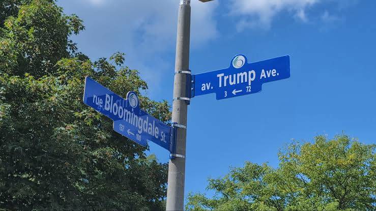 Canadian capital to rename 'Trump Ave'