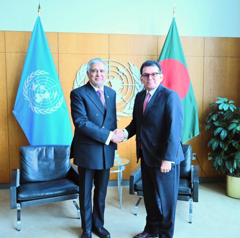 Ishaq Dar, UNGA president discuss multilateral cooperation