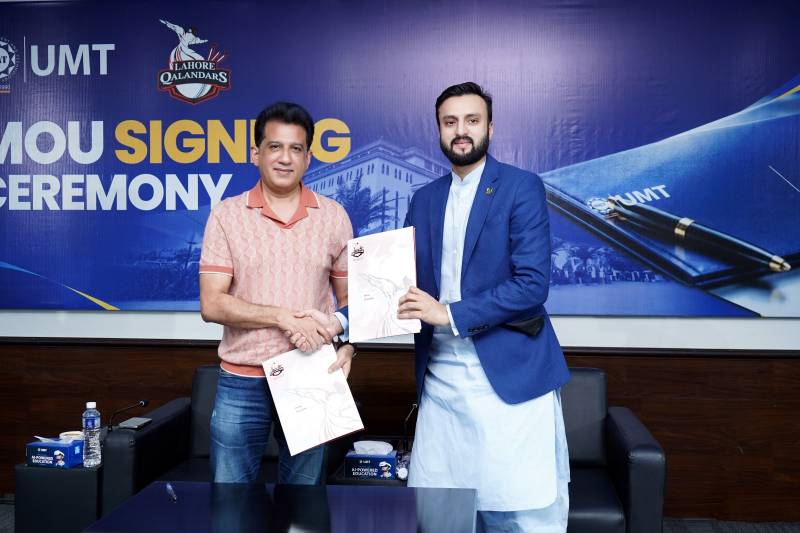 Lahore Qalandars, UMT sign MoU to develop educated cricket champions