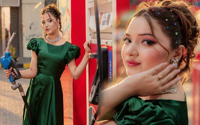 Rabeeca Khan turns petrol pump into her glamorous pre-birthday shoot
