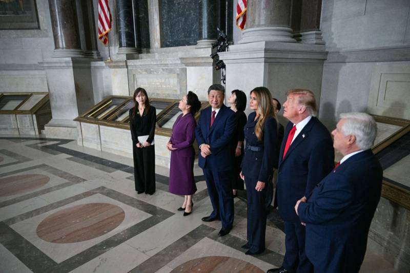 Trump, Xi inspect founding documents of US democracy to close summit