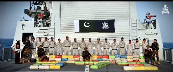 Pakistan Navy seizes 2,800kg narcotics worth $750m in Arabian Sea
