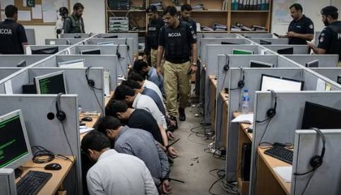 Fraud with foreigners: More than 70 arrested as NCCIA busts call centre in Karachi