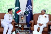 Indonesian Navy chief dicusses maritime security with Pakistan Naval Chief Naveed Ashraf