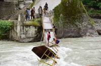 Heavy rain washes away bridge in Swat 