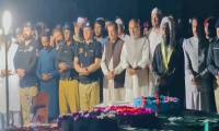 Funeral prayers offered for martyrs of Kohat Mosque attack 