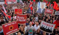 Thousands protest Kosovo ex-president's war crimes conviction