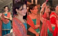 Hania Aamir steals the spotlight at a friends's mehndi event