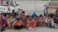 58 Afghans arrested in Dasht as human smuggling bid thwarted