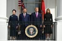 Xi and Trump call for peace in lavish White House state visit