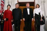 Trump hosts Xi for state dinner as pomp masks tensions
