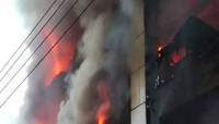 Fire erupts in prayer mat-making factory in Guranwala