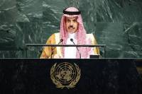 At UN, Saudi FM warns world failing to protect Gulf shipping