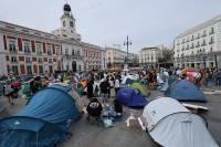  Housing protesters dig in for long stay in Madrid square