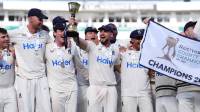 Warwickshire win English cricket's County Championship