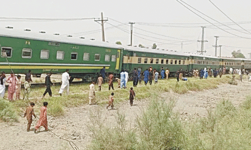 Man, son die after Sukkur Express hits family sitting on railway track 