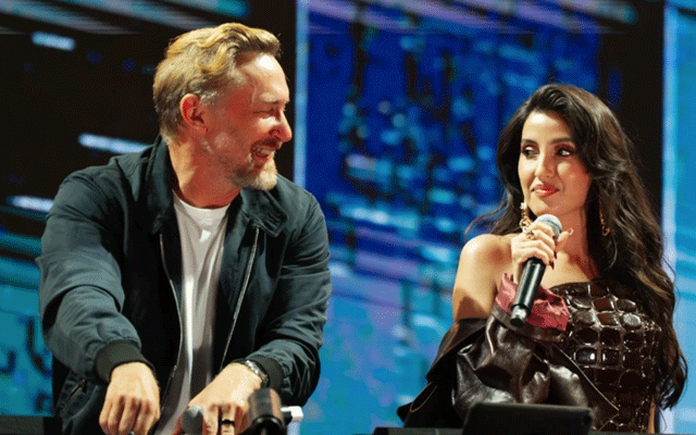 David Guetta returns to India after 8 years, sings with Nora Fatehi