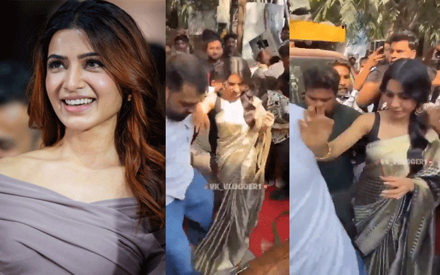 Samantha Ruth Prabhu mobbed in Indian Hyderabad days after Nidhhi Agerwal scare