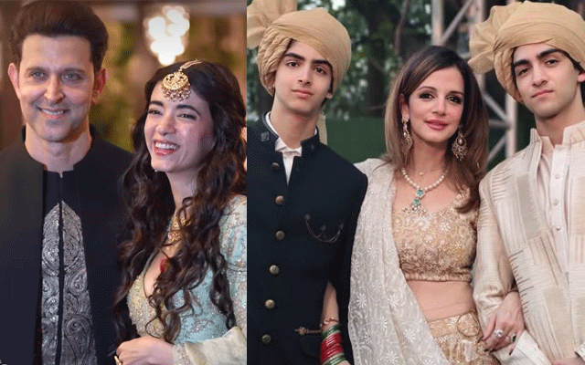 Hrithik Roshan and ex-wife Sussanne celebrate cousin’s wedding with sons