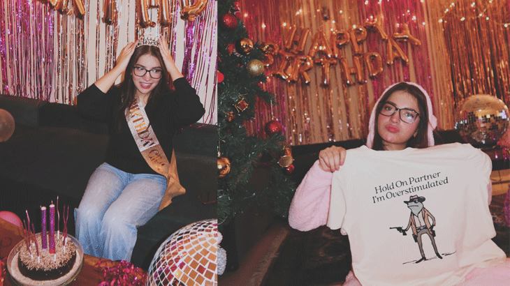 Dananeer Mobeen celebrates 24th birthday with intimate midnight celebration