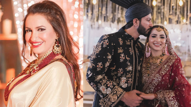 Fans confused as Saba Faisal wishes son and daughter‑in‑law happy 2nd anniversary 
