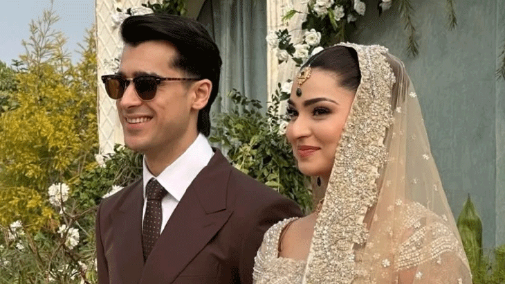 Zarrar Khan and Momil Khan steal hearts at their Walima 