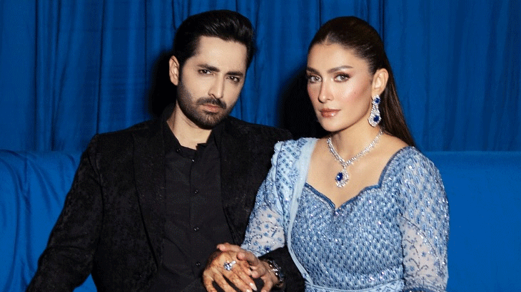 Danish Taimoor 'cropped' as fans wish Ayeza Khan 35th birthday