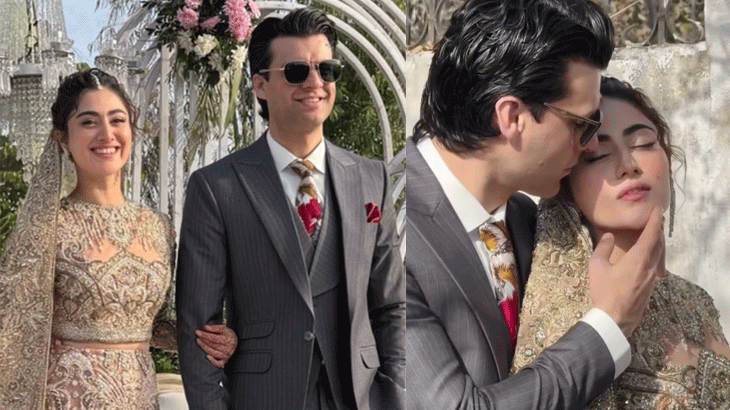 Hina Afridi and Taimoor Akbar's wedding finale breaks the internet