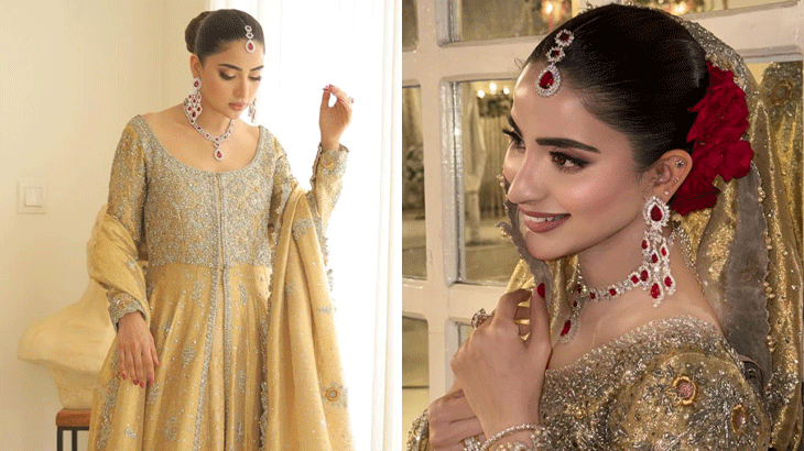 Saboor Aly’s bridal look leaves fans urging for YouTube styling channel