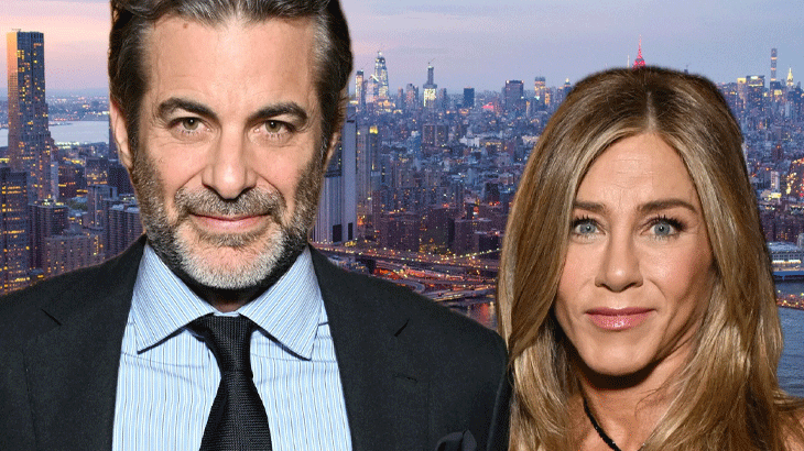Jennifer Aniston and boyfriend Jim Curtis surprise Sean Hayes in NYC