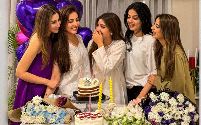 Midnight glam: Kinza Hashmi turns heads at star‑studded birthday bash