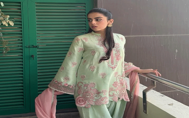 Yashma Gill charms fans with her mint green look